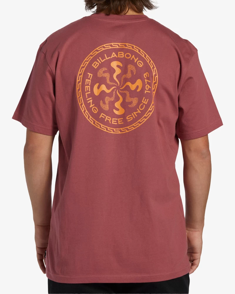 Billabong Swivel Short Sleeve T-Shirt - Rose Dust