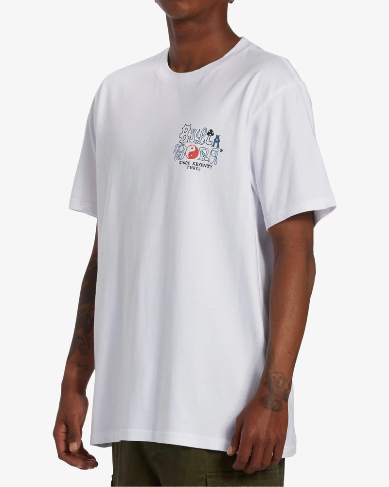 Billabong Worded Short Sleeve T-Shirt - White