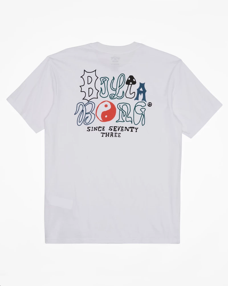 Billabong Worded Short Sleeve T-Shirt - White