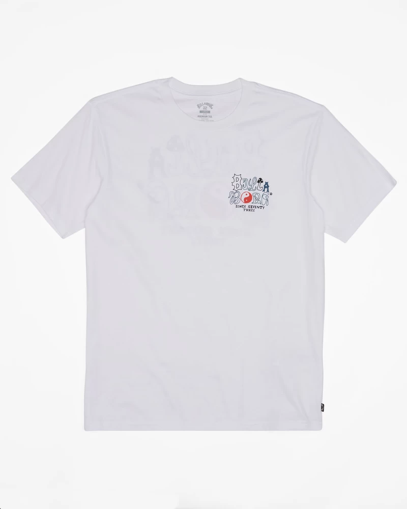 Billabong Worded Short Sleeve T-Shirt - White