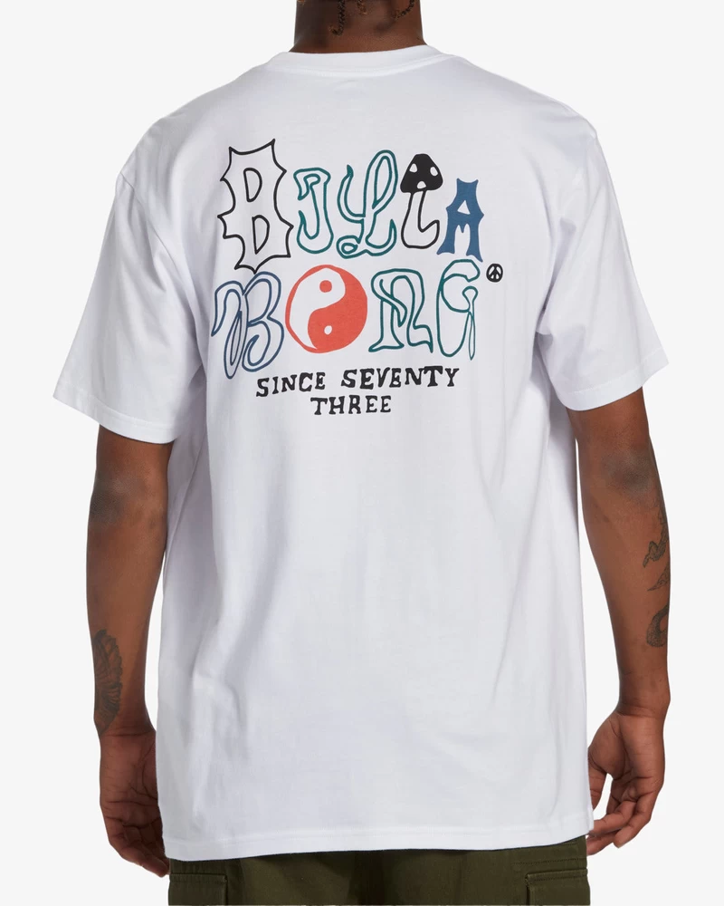 Billabong Worded Short Sleeve T-Shirt - White