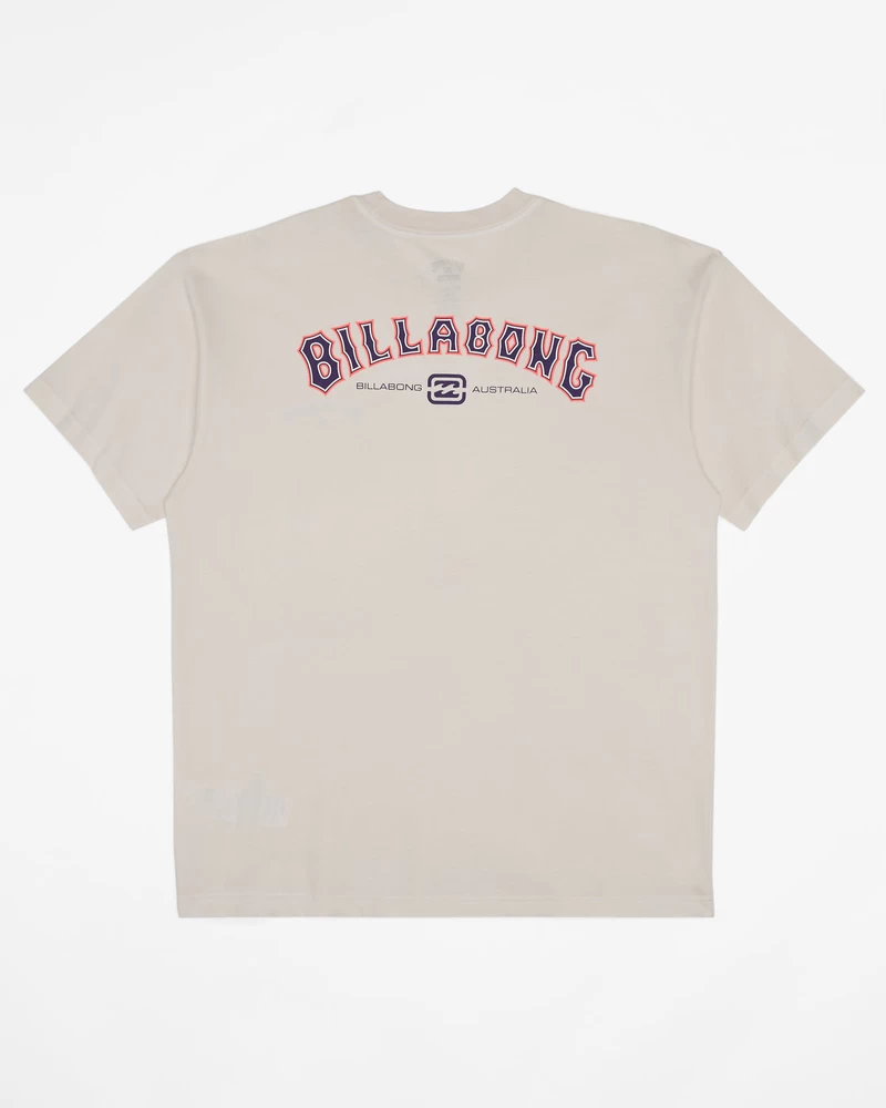 Billabong Arch Wave OG Short Sleeve Wave Washed T-Shirt - Off White