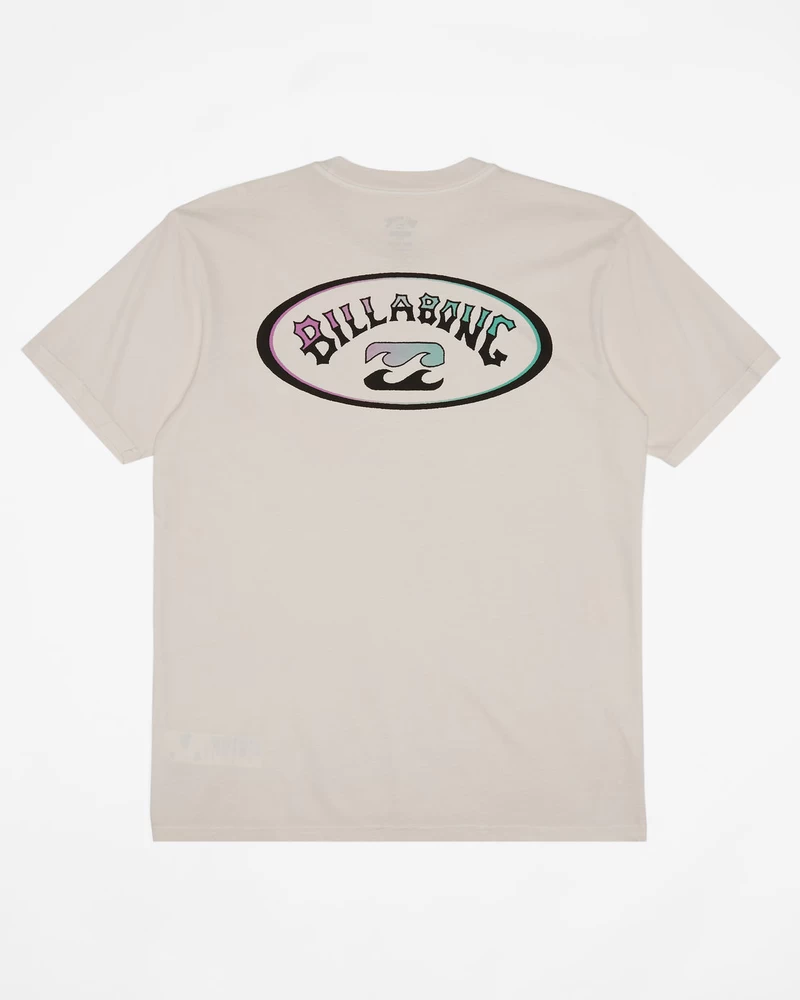 Billabong Crossboards Short Sleeve Wave Washed T-Shirt - Off White
