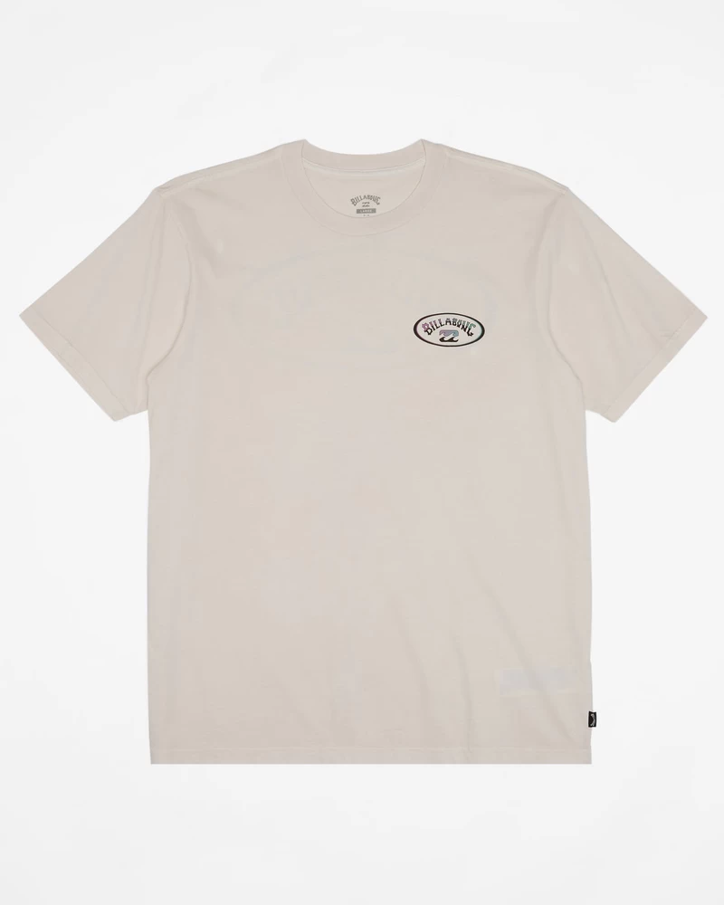 Billabong Crossboards Short Sleeve Wave Washed T-Shirt - Off White