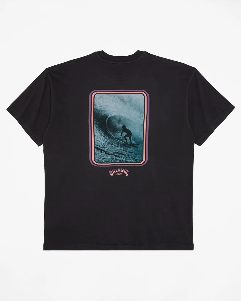 Billabong Collision OG Short Sleeve Wave Washed T-Shirt - Washed Black