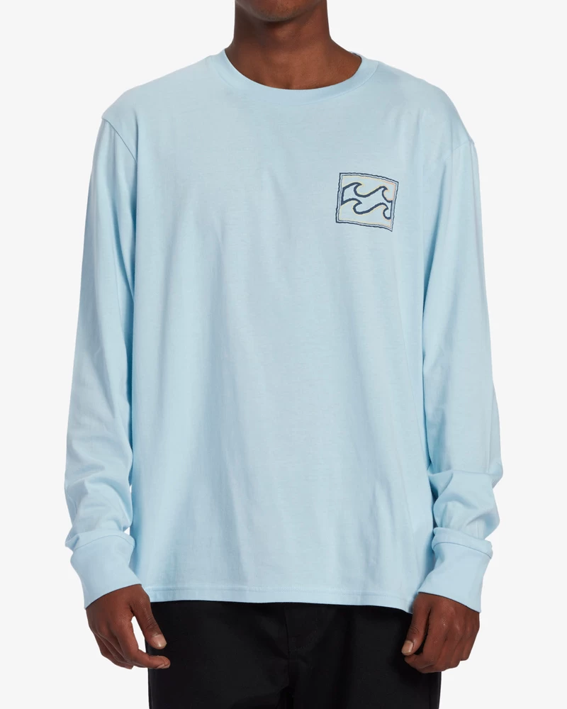 Billabong Crayon Wave Long Sleeve T-Shirt - Coastal