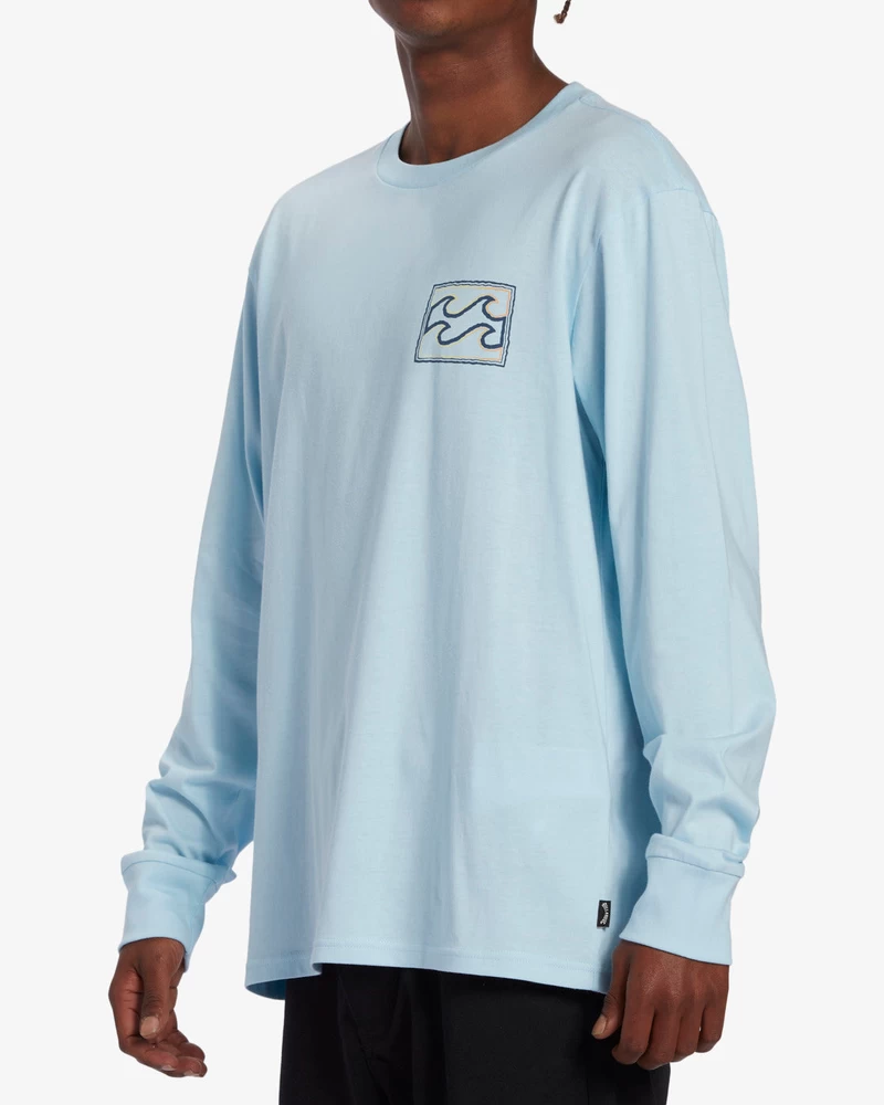 Billabong Crayon Wave Long Sleeve T-Shirt - Coastal