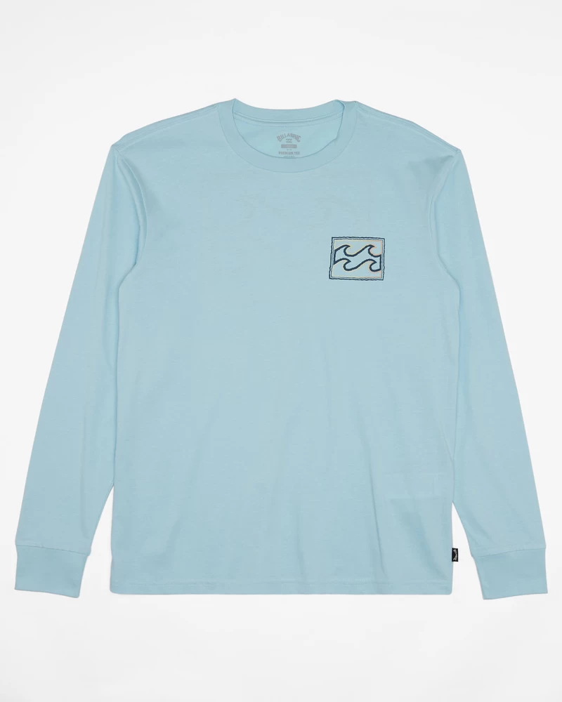 Billabong Crayon Wave Long Sleeve T-Shirt - Coastal