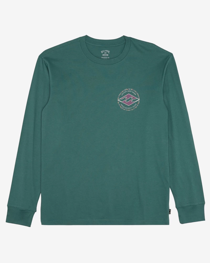 Billabong Rotor Diamond Long Sleeve T-Shirt - Billiard