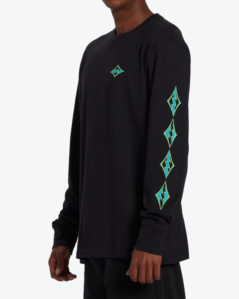 Tricou Billabong D Bah Cu Mânecă Lungă - Negru