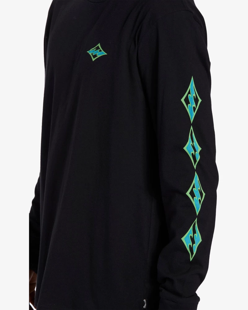 Tricou Billabong D Bah Cu Mânecă Lungă - Negru