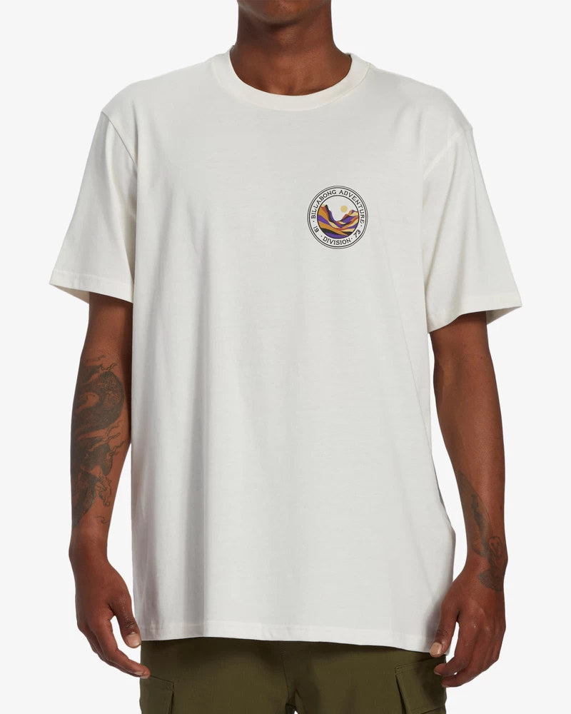 Billabong Rockies Short Sleeve T-Shirt - Off White
