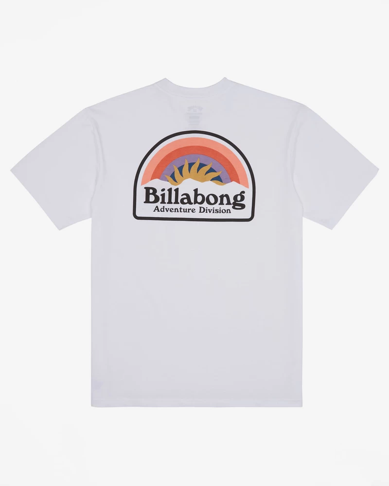Billabong Majica S Kratkimi Rokavi Sun Up - Bela