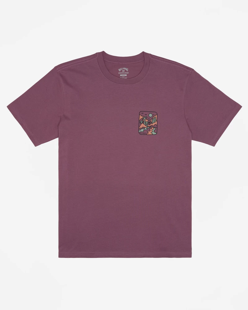 Billabong Shine Short Sleeve T-Shirt - Plum