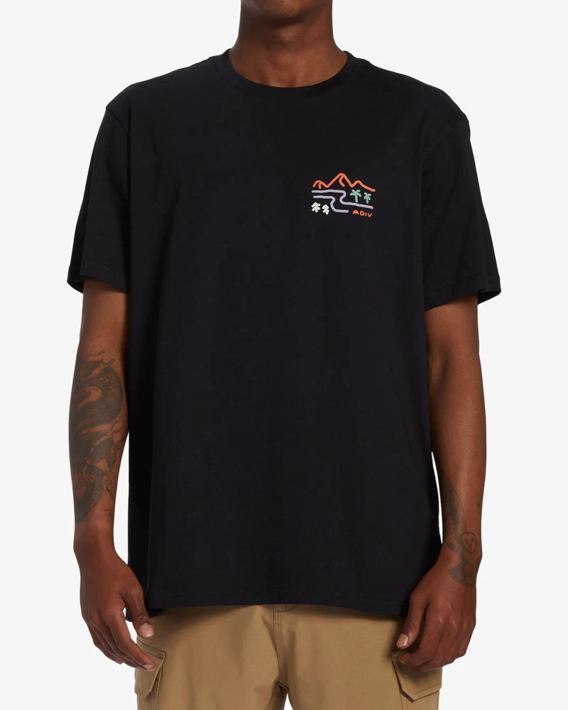 Billabong Panorama Short Sleeve T-Shirt - Black