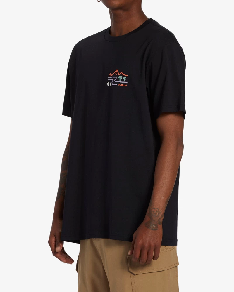Billabong Panorama Short Sleeve T-Shirt - Black