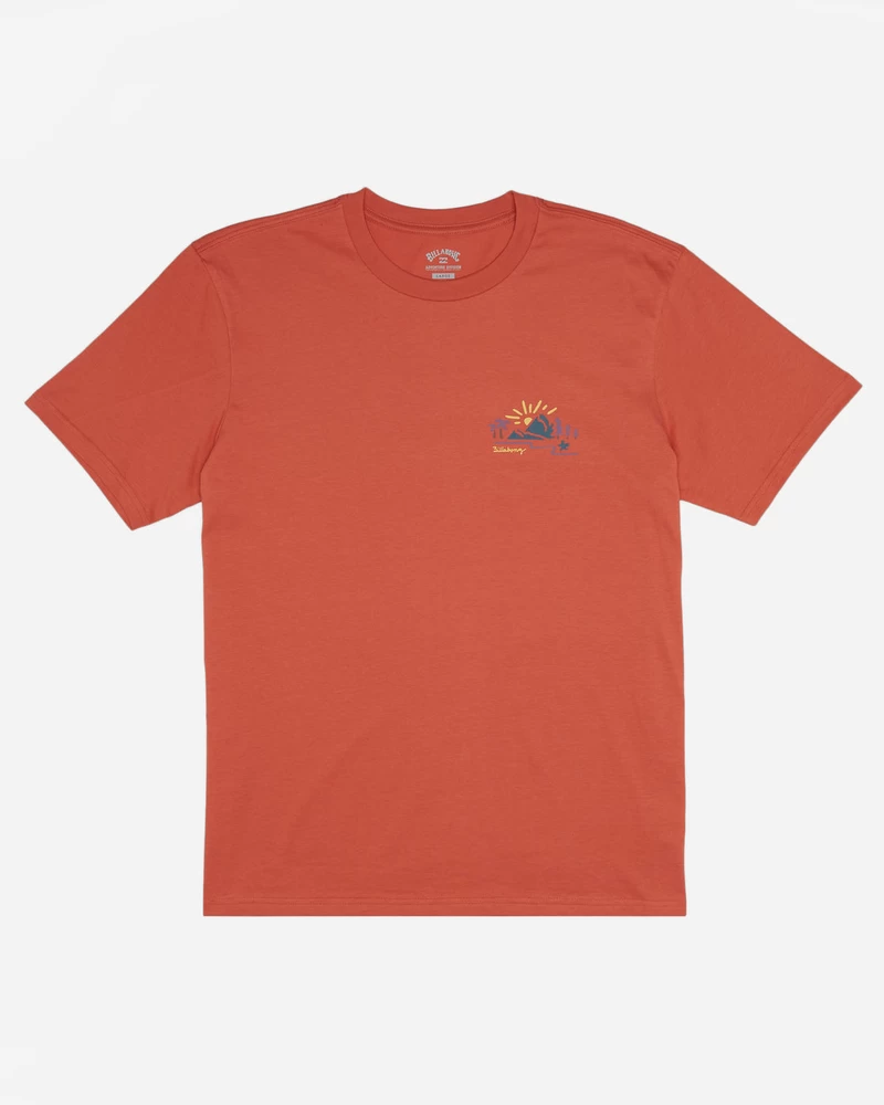 Billabong Panorama Short Sleeve T-Shirt - Coral