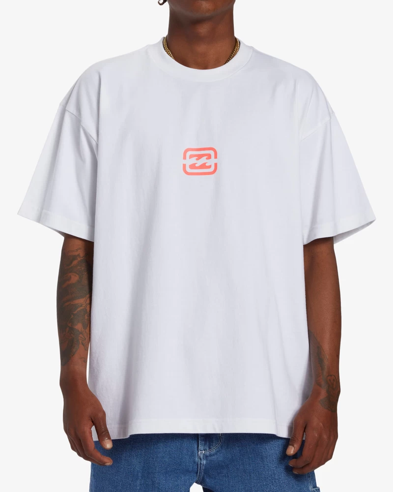 Billabong Bracket Wave OG Short Sleeve T-Shirt - White