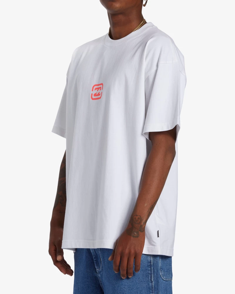 Billabong Bracket Wave OG Short Sleeve T-Shirt - White
