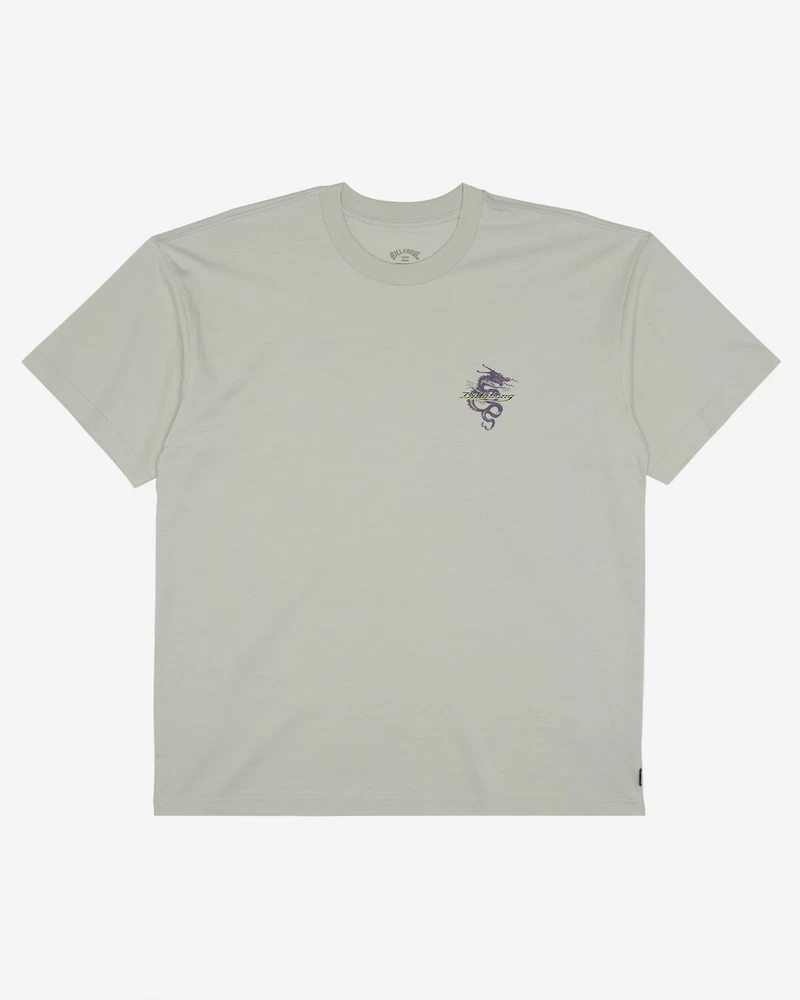 Billabong Enter The Dragon OG Short Sleeve T-Shirt - Grey Mist