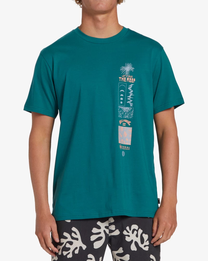 Billabong Coral Gardeners Reef Nursery Short Sleeve T-Shirt - Pacific