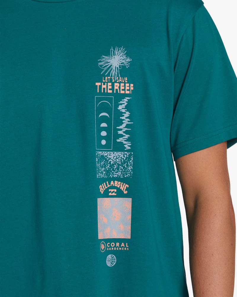 Billabong Coral Gardeners Reef Nursery Short Sleeve T-Shirt - Pacific