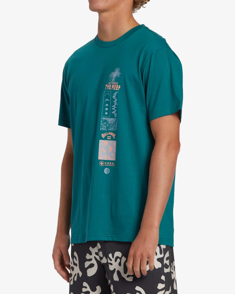 Billabong Coral Gardeners Reef Nursery Short Sleeve T-Shirt - Pacific