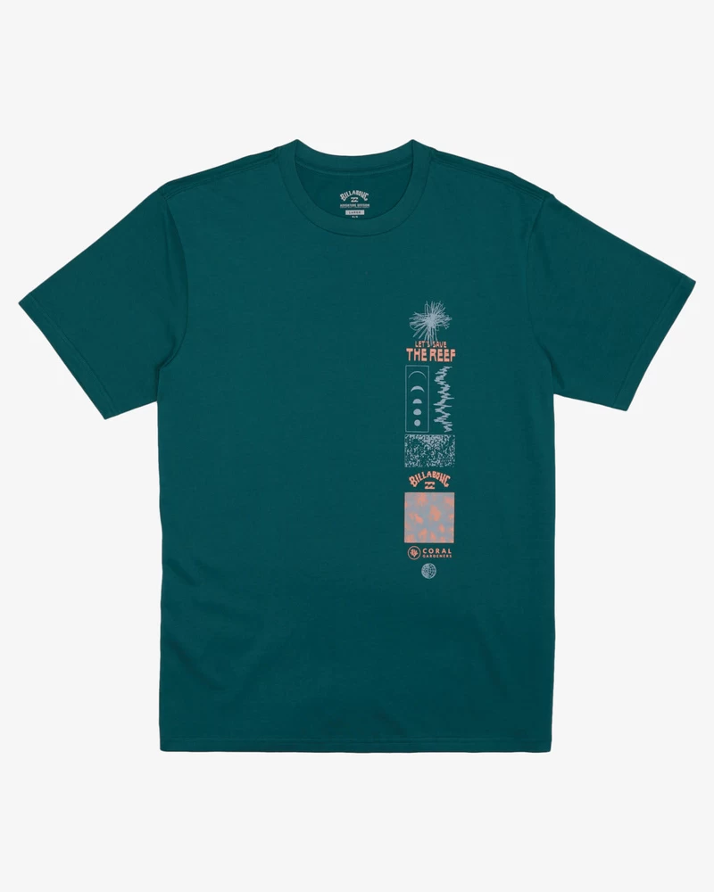 Billabong Coral Gardeners Reef Nursery Short Sleeve T-Shirt - Pacific