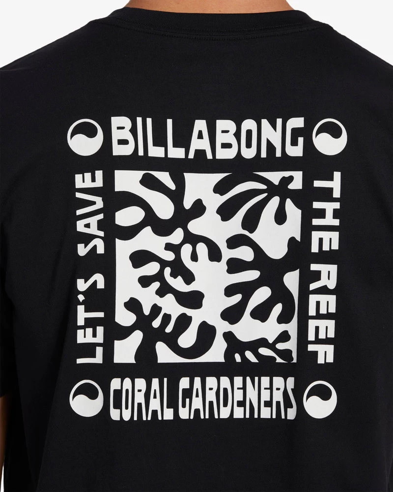 Billabong Coral Gardeners Horizon Short Sleeve T-Shirt - Black