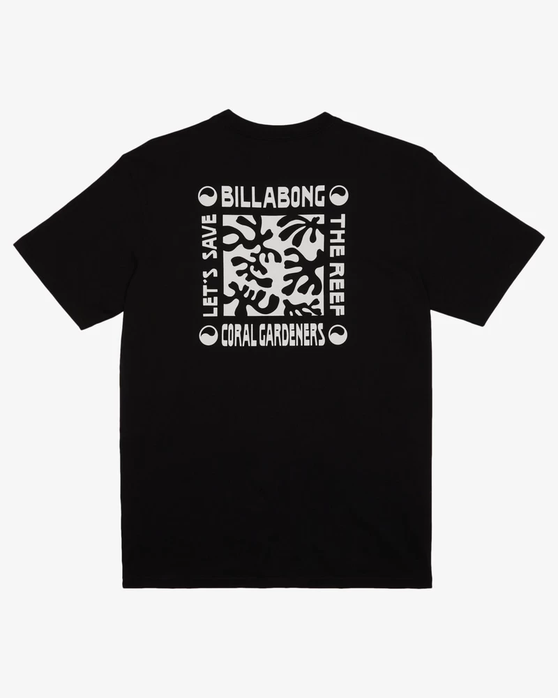 Billabong Coral Gardeners Horizon Short Sleeve T-Shirt - Black