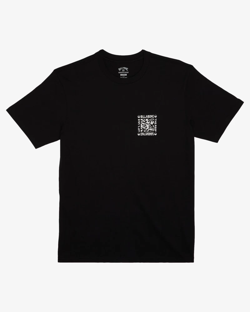 Billabong Coral Gardeners Horizon Short Sleeve T-Shirt - Black