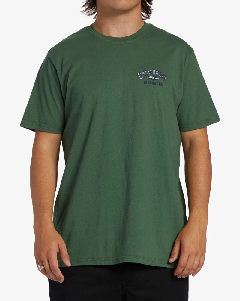 Billabong Arch California Short Sleeve T-Shirt - Sage