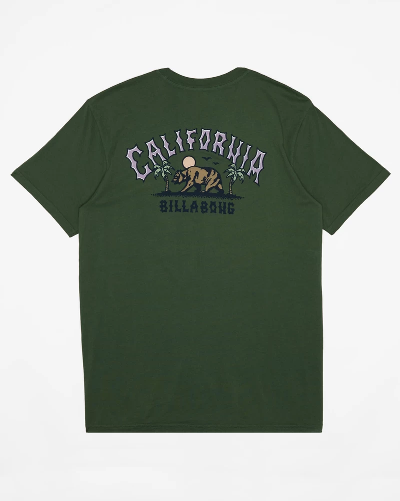 Billabong Arch California Short Sleeve T-Shirt - Sage