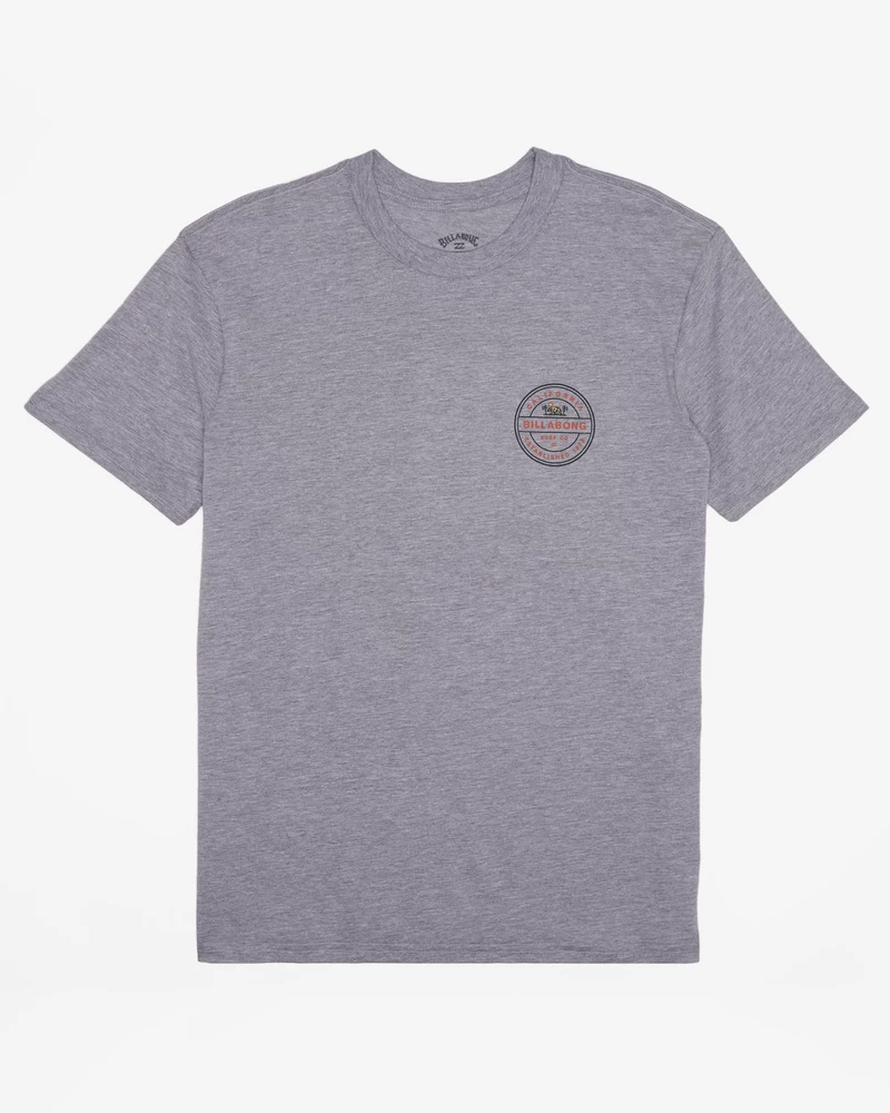 Billabong Rotor California Short Sleeve T-Shirt - Grey Heather