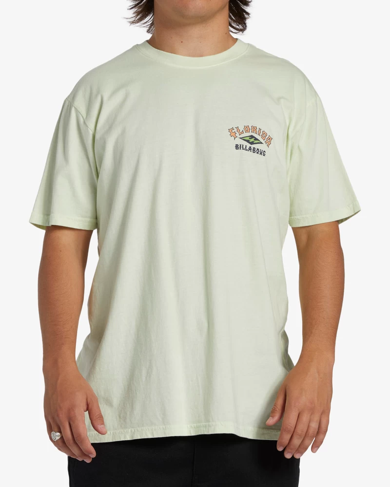 Billabong Arch Florida Short Sleeve T-Shirt - Mint Cream