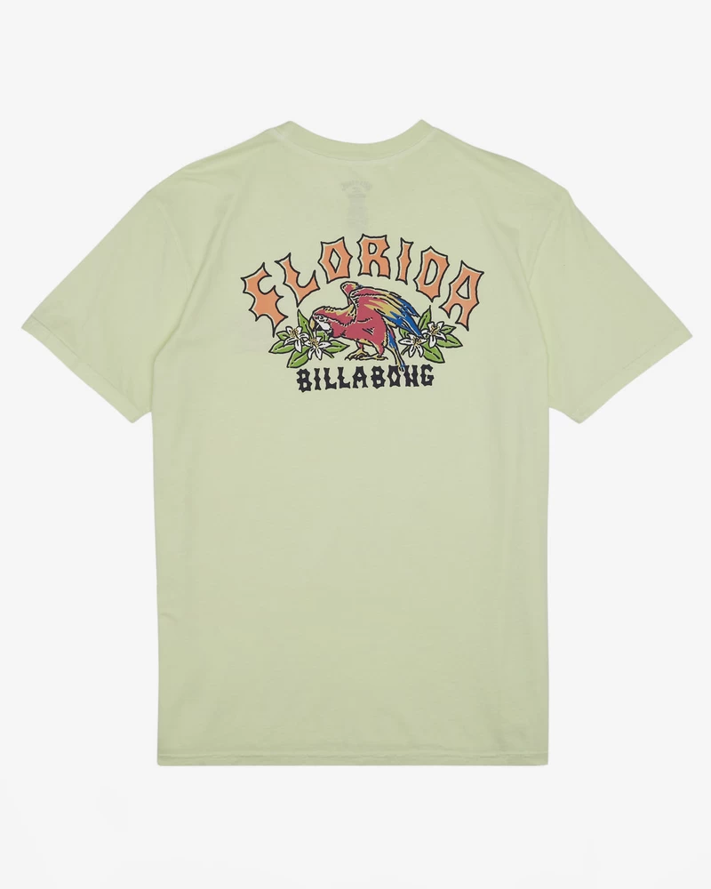 Billabong Arch Florida Short Sleeve T-Shirt - Mint Cream