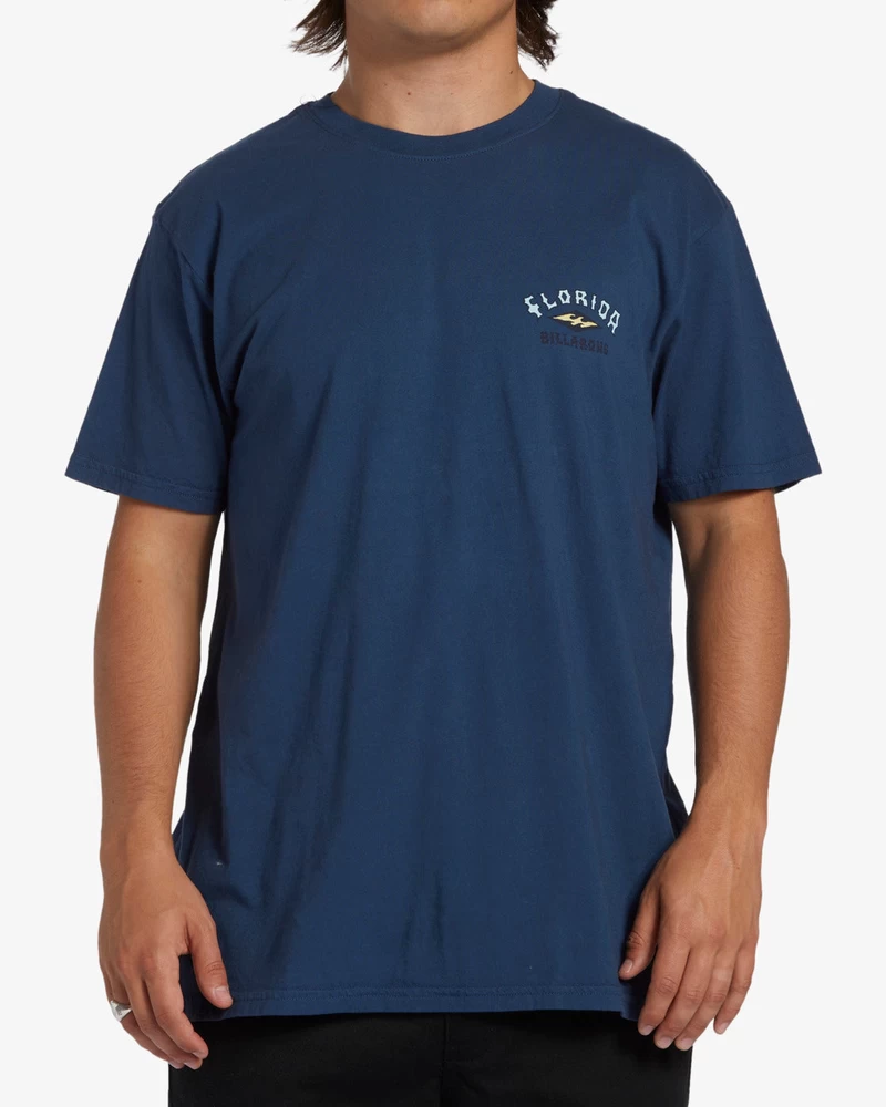 Billabong Arch Florida Short Sleeve T-Shirt - Slate Blue