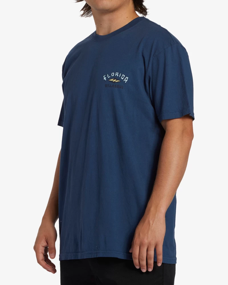 Billabong Arch Florida Short Sleeve T-Shirt - Slate Blue