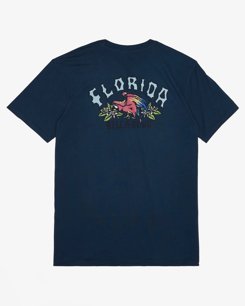 Billabong Arch Florida Short Sleeve T-Shirt - Slate Blue