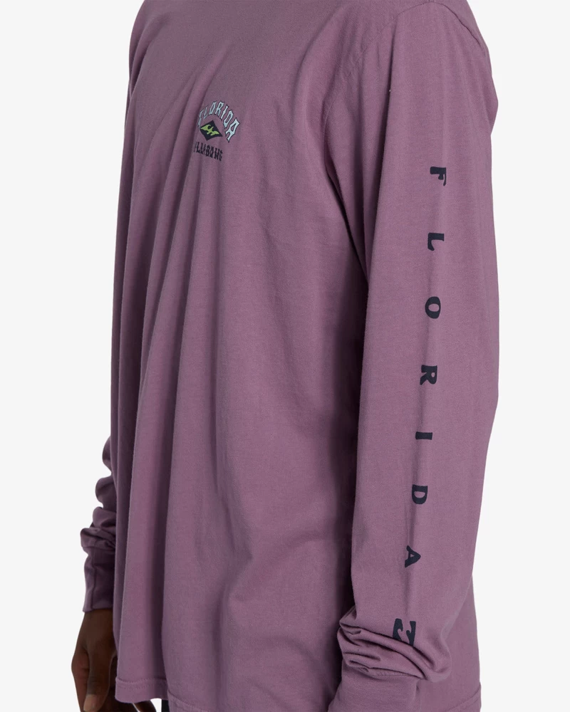 Billabong Arch Florida Long Sleeve T-Shirt - Plum Perfect