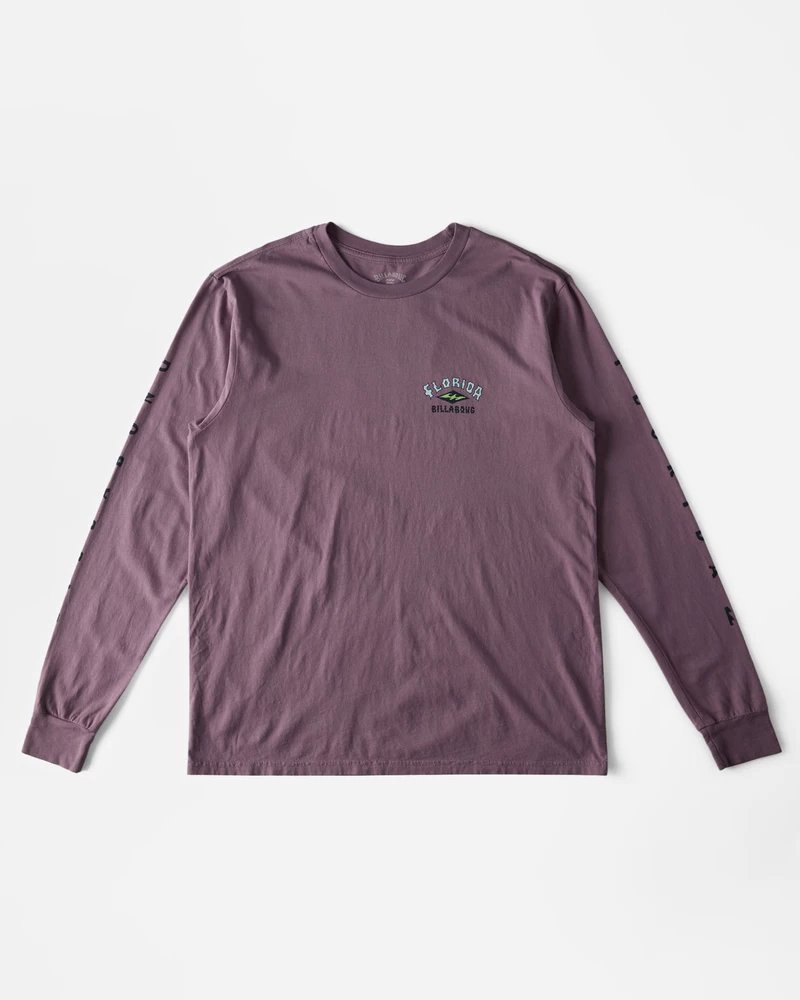 Billabong Arch Florida Long Sleeve T-Shirt - Plum Perfect