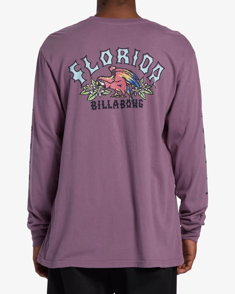 Billabong Arch Florida Long Sleeve T-Shirt - Plum Perfect