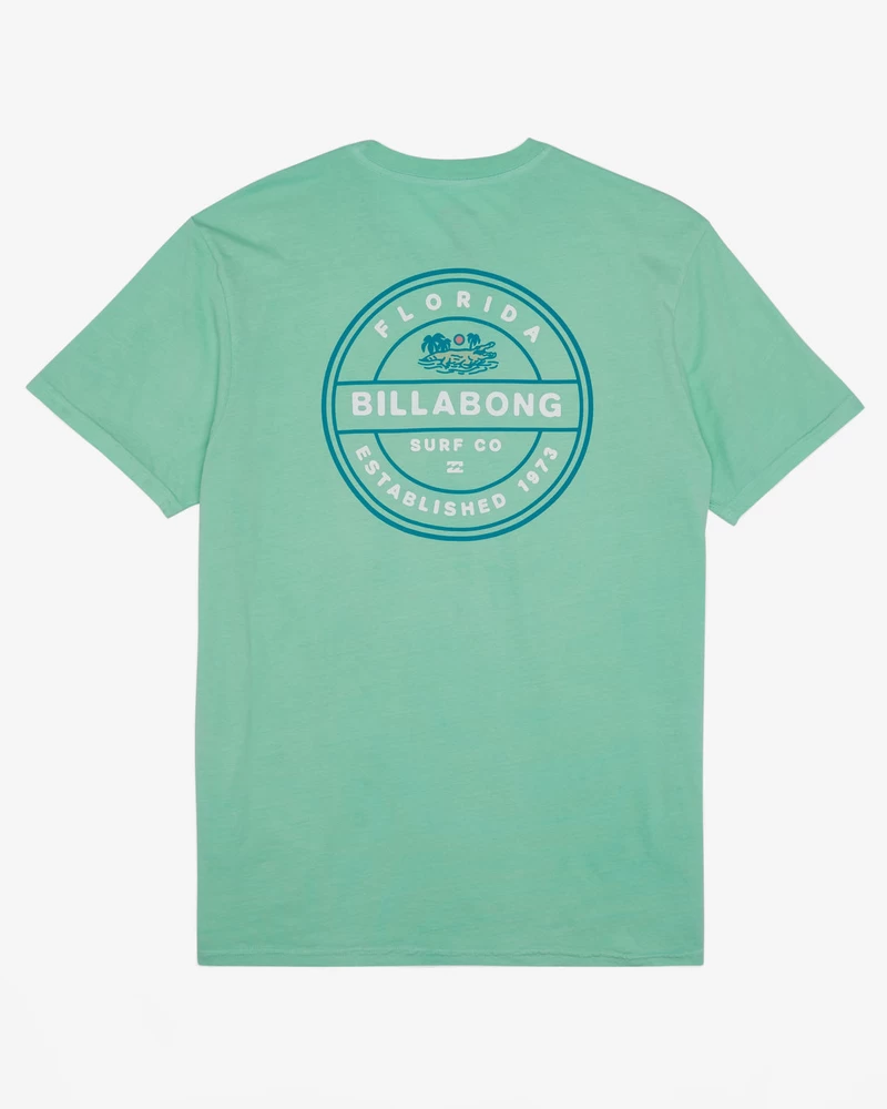 Billabong Gator Rotor Florida Short Sleeve T-Shirt - Minty