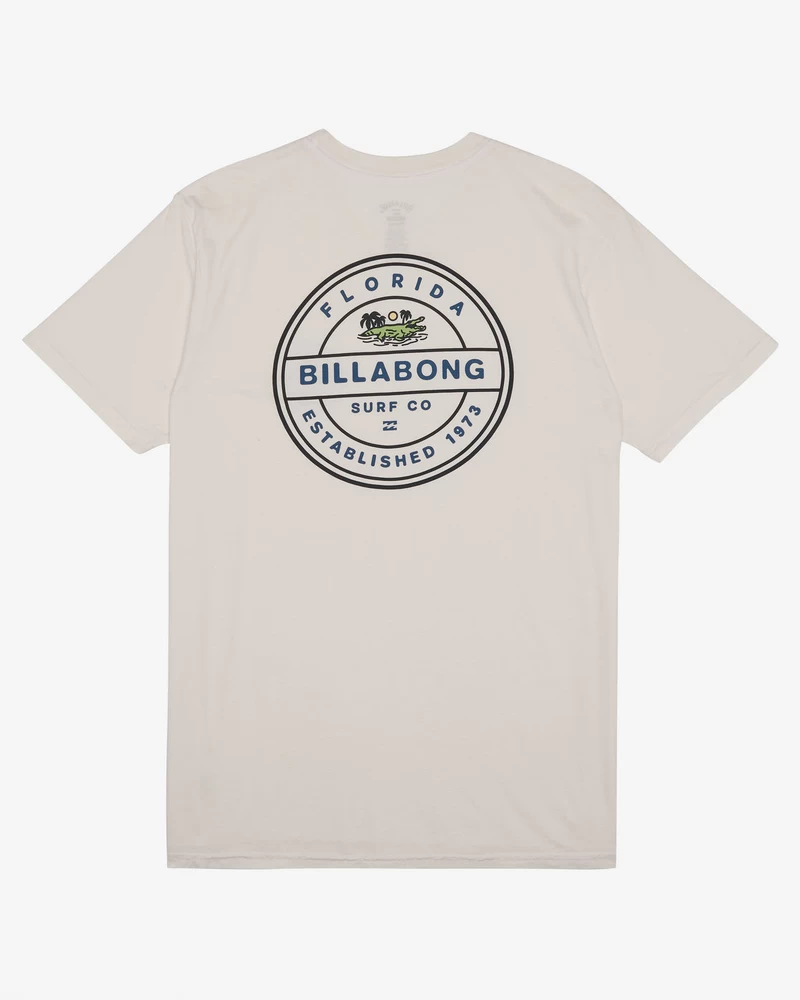 Billabong Gator Rotor Florida Short Sleeve T-Shirt - Pale Pink
