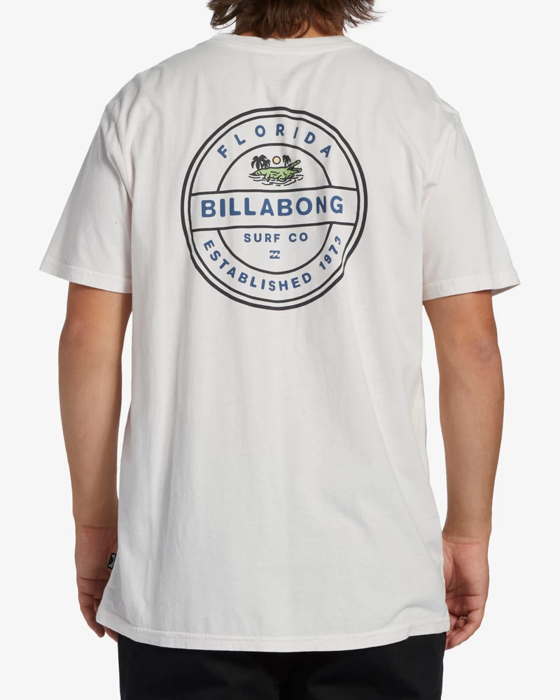 Billabong Gator Rotor Florida Short Sleeve T-Shirt - Pale Pink