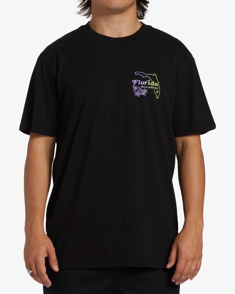 Billabong Handkie Florida Short Sleeve T-Shirt - Black
