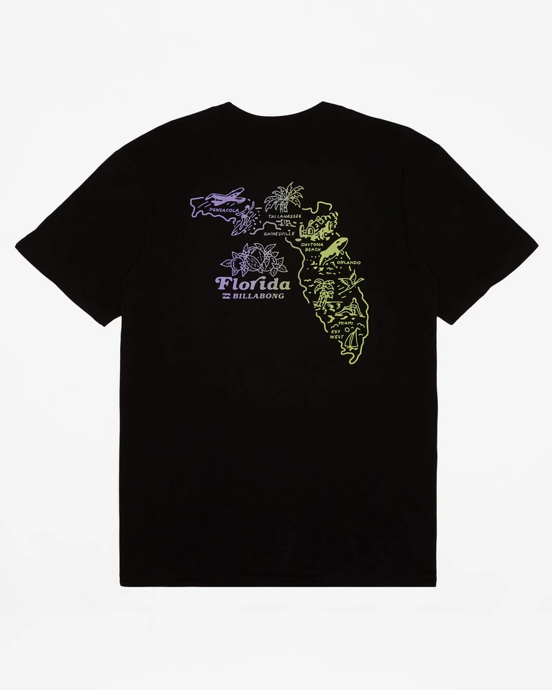 Billabong Handkie Florida Short Sleeve T-Shirt - Black