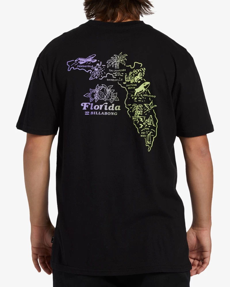 Billabong Handkie Florida Short Sleeve T-Shirt - Black
