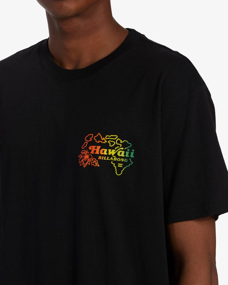 Billabong Handkie Hawaii Short Sleeve T-Shirt - Black