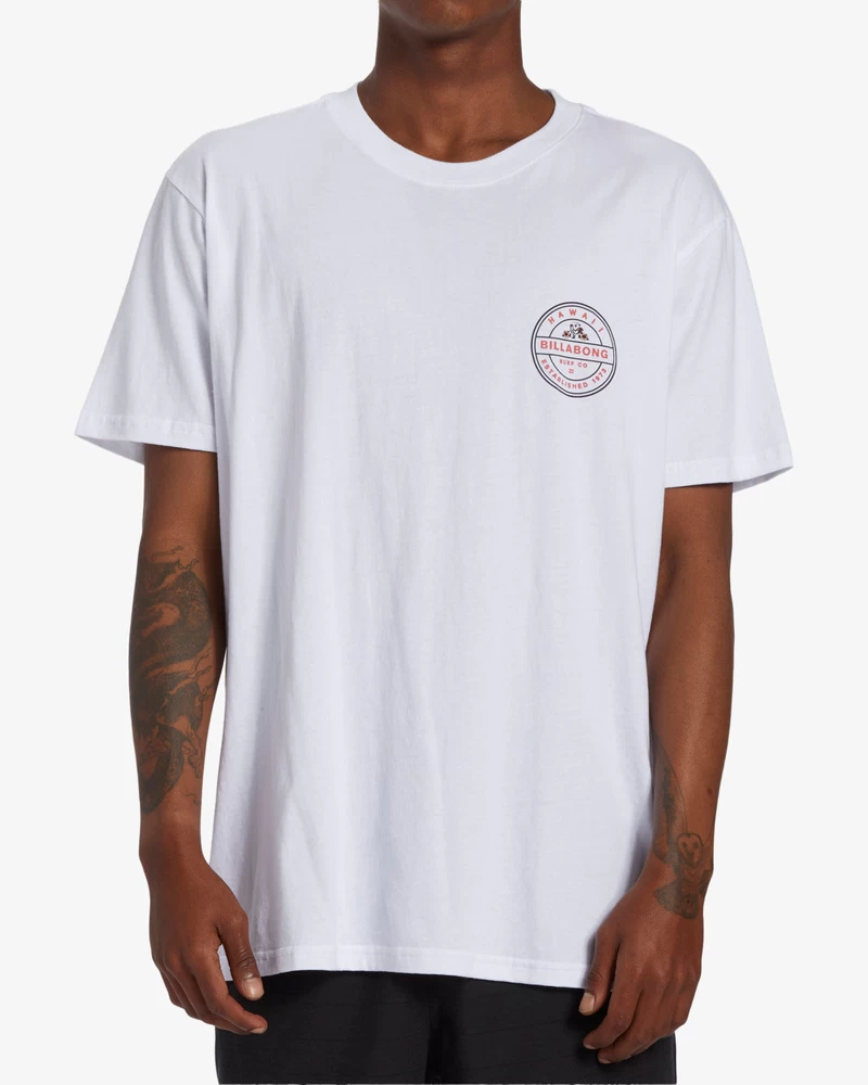 Billabong Rotor Hawaii Short Sleeve T-Shirt - White
